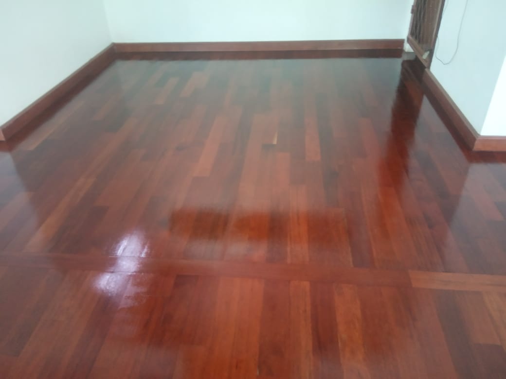Jasa coating dan perawatan lantai parket Bandung – Nusantara Cleaning