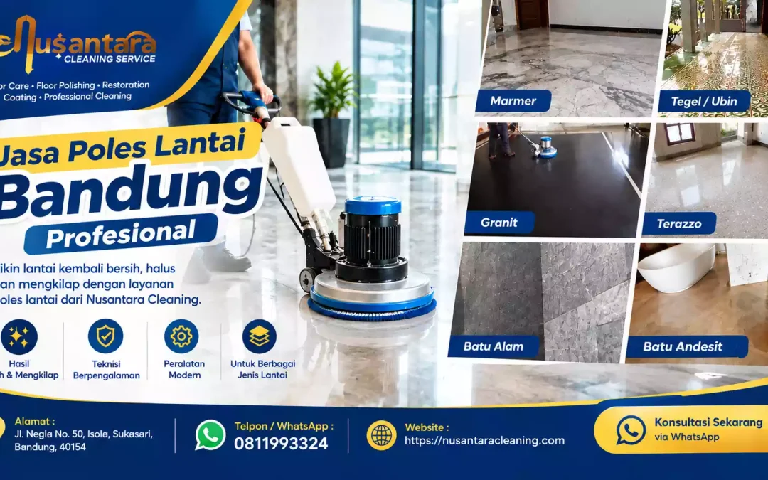 Jasa Poles Lantai Bandung Profesional