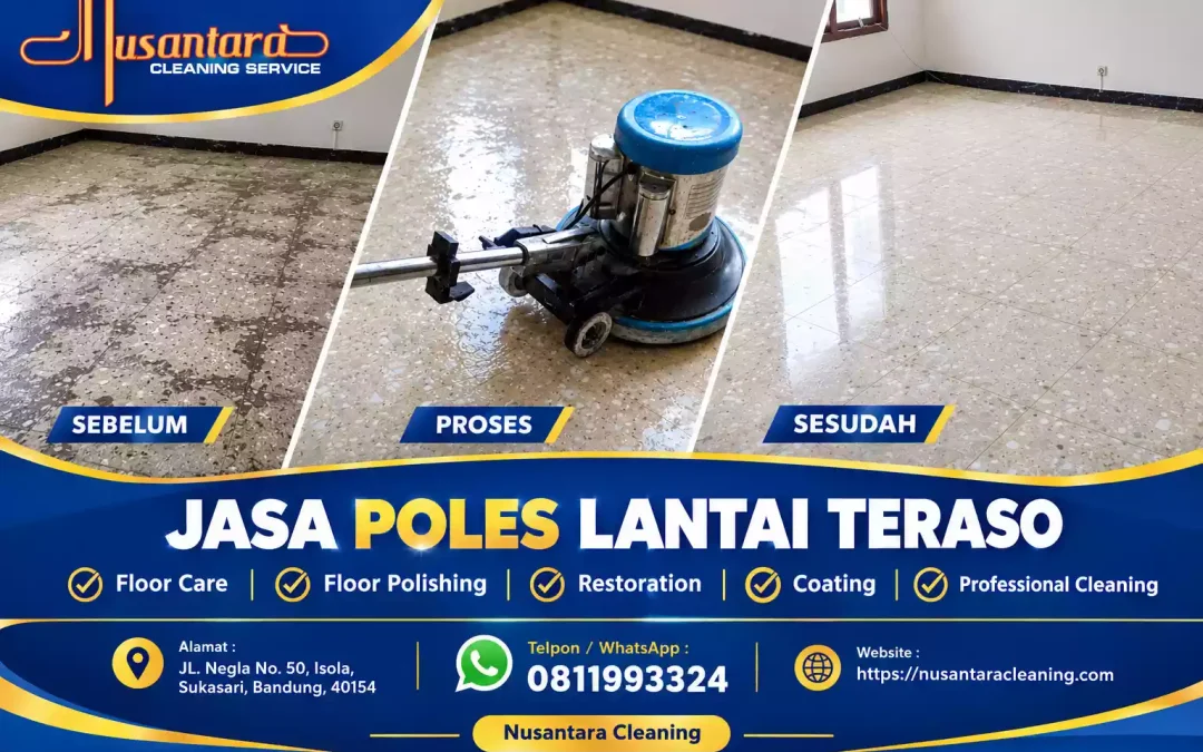 Jasa Poles Lantai Teraso Bandung: Lantai Teraso Cantik Kembali